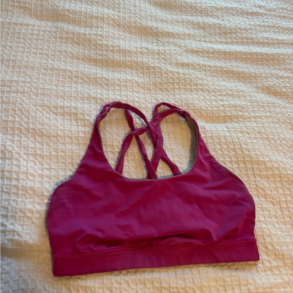 Lululemon Pink Energy Bra